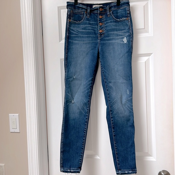 MADEWELL 10” High-Rise skinny size 28 - Picture 2 of 8